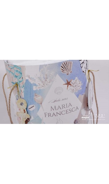 Trusou botez tematica marina fresh de vara Boho Ocean 17